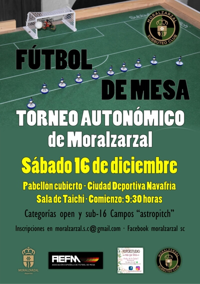 Torneo Autonómico de Madrid de Fútbol de Mesa en Moralzarzal el 16 de diciembre 2023 (1)