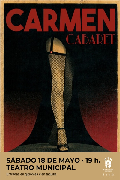 El espectáculo de variedades Carmen Cabaret llega a Moralzarzal el 18 de mayo a las 19,00 horas (1)