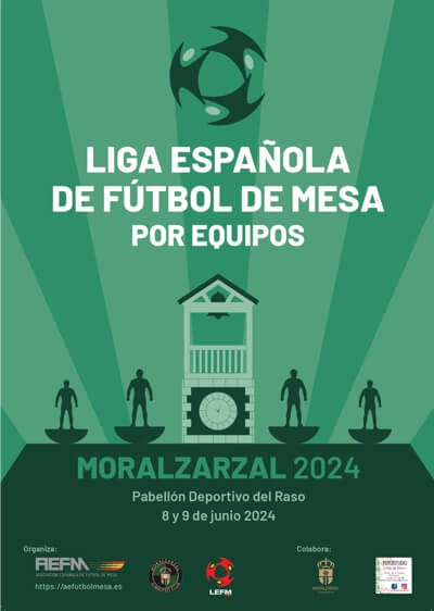 La IX Liga Española de Fútbol de Mesa por equipos se disputa en Moralzarzal el 8 y 9 de junio (1)