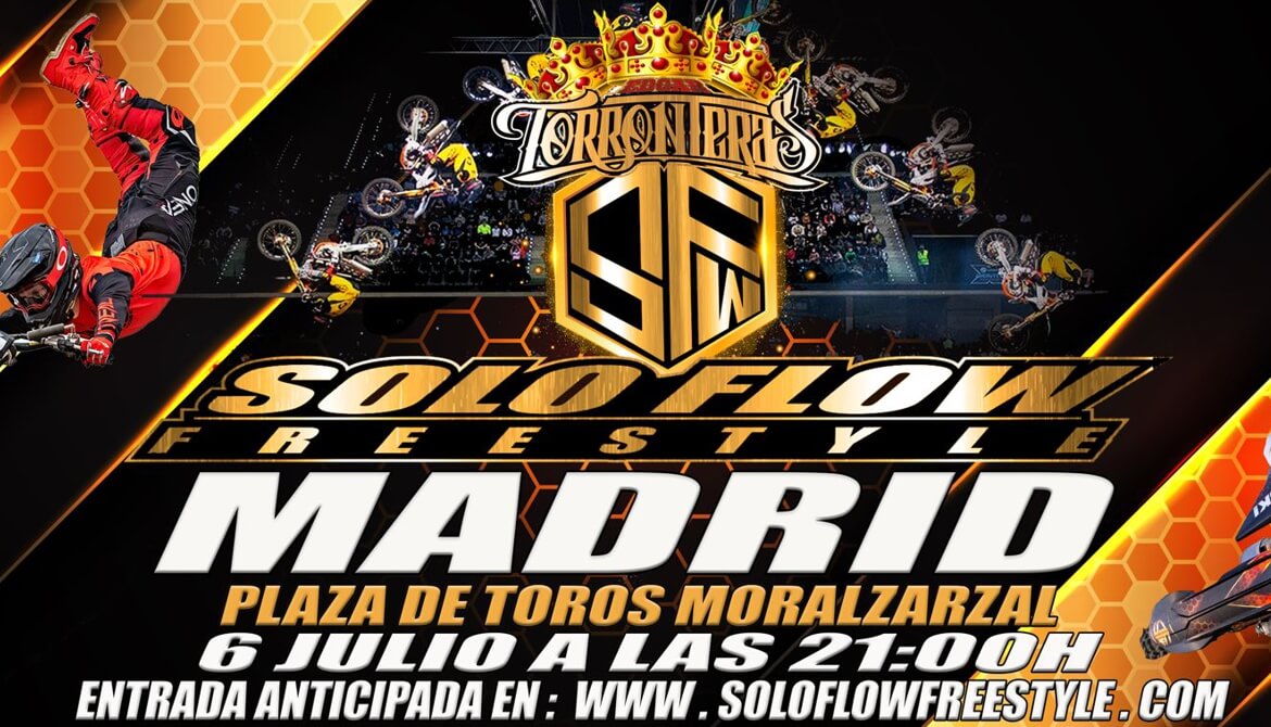 El Soloflow Freestyle Tour de Edgar Torronteras, el 6 de julio en la Plaza de Toros de Moralzarzal