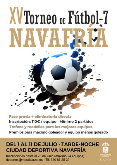 Ya está aquí el XV Torneo Fútbol 7 Navafría en Moralzarzal