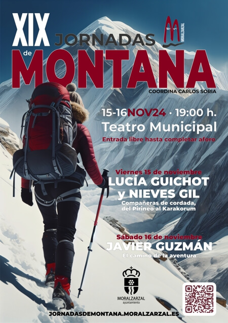 Cartel XIX Jornadas de Montaña de Moralzarzal, 15 y 16 de noviembre (1)