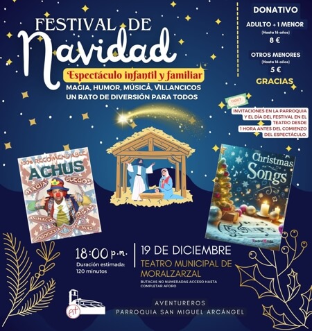 Aventureros de la Parroquia San Miguel Arcángel de Moralzarzal presentan su Festival de Navidad 2024