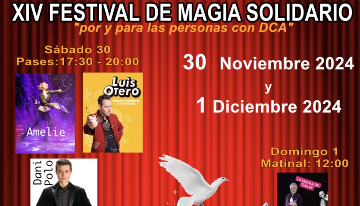 La Fundación Pita López ofrece su XIV Festival de Magia Solidario el 30 de noviembre en Moralzarzal (1)