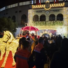 Inauguración de MoralPark 2024, el gran parque de la Navidad en Moralzarzal, entrada